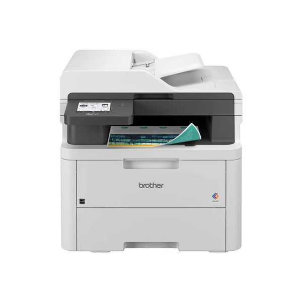Brother - MFC-L3720CDW Wireless Digital Color All-in-One Printer with Laser Quality Output and Refresh Subscription Eligibility - White