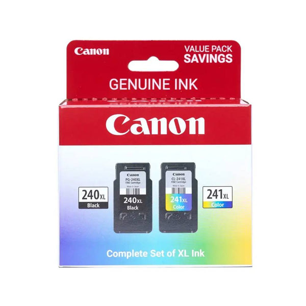 Canon - PG-240XL/CL-241XL 2-Pack High-Yield Ink Cartridges + Photo Paper - Black/Multicolor