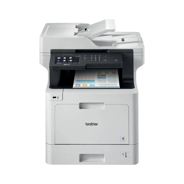 Brother - MFC-L8900CDW Wireless Color All-in-One Laser Printer - White