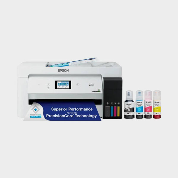 Epson - EcoTank ET-15000 Wireless All-In-One Inkjet Printer - White