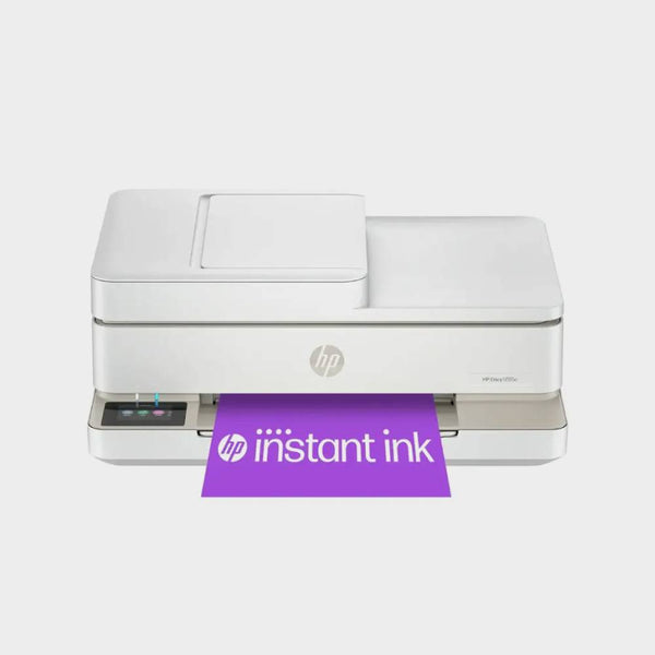 HP - Envy 6555e Wireless All-in-One Inkjet Printer with 3 Months of Instant Ink with HP+ - White